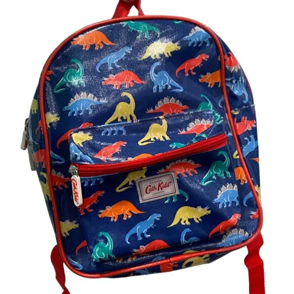 Cath Kidston Kids Toddler Dinosaur Backpack Blue Small - Picture 3 of 7